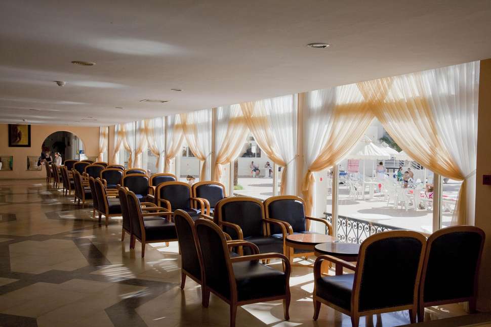 Een foto van het interieur van Hotel Dar Khayam