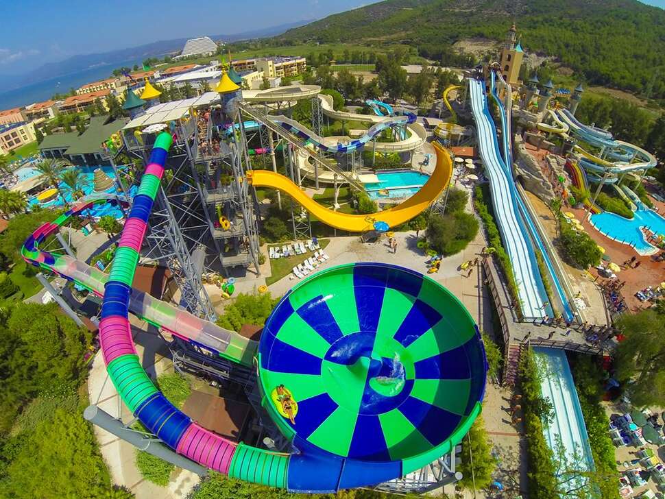 Een foto van het zwembad bij Aqua Fantasy Aquapark Hotel & Spa