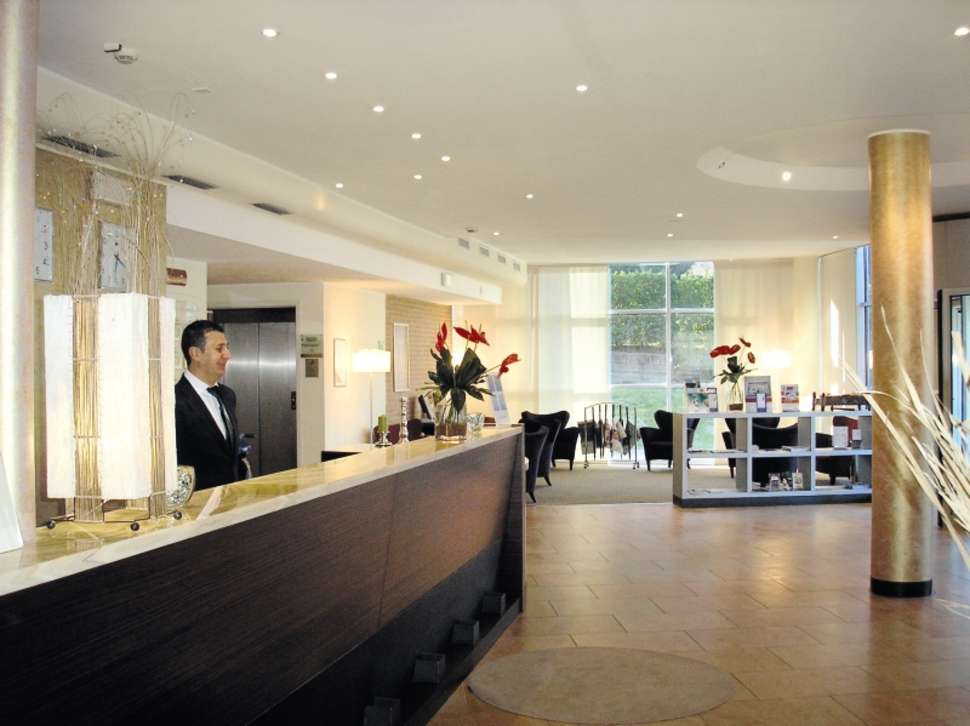 Een foto van het interieur van Hotel La Meridiana