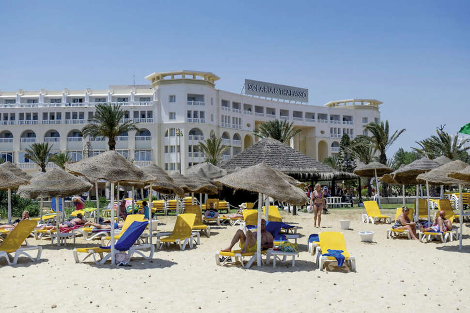 Ein Foto vom Strand beim Medina Solaria & Thalasso