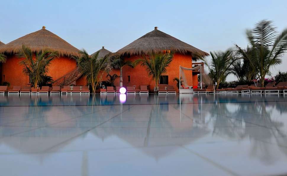 Een foto van het zwembad bij Lamantin Beach Hotel Resort & Spa