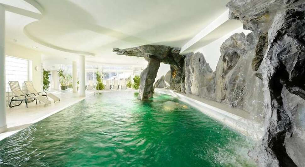 Een foto van het zwembad bij Hotel Saalbacher Hof