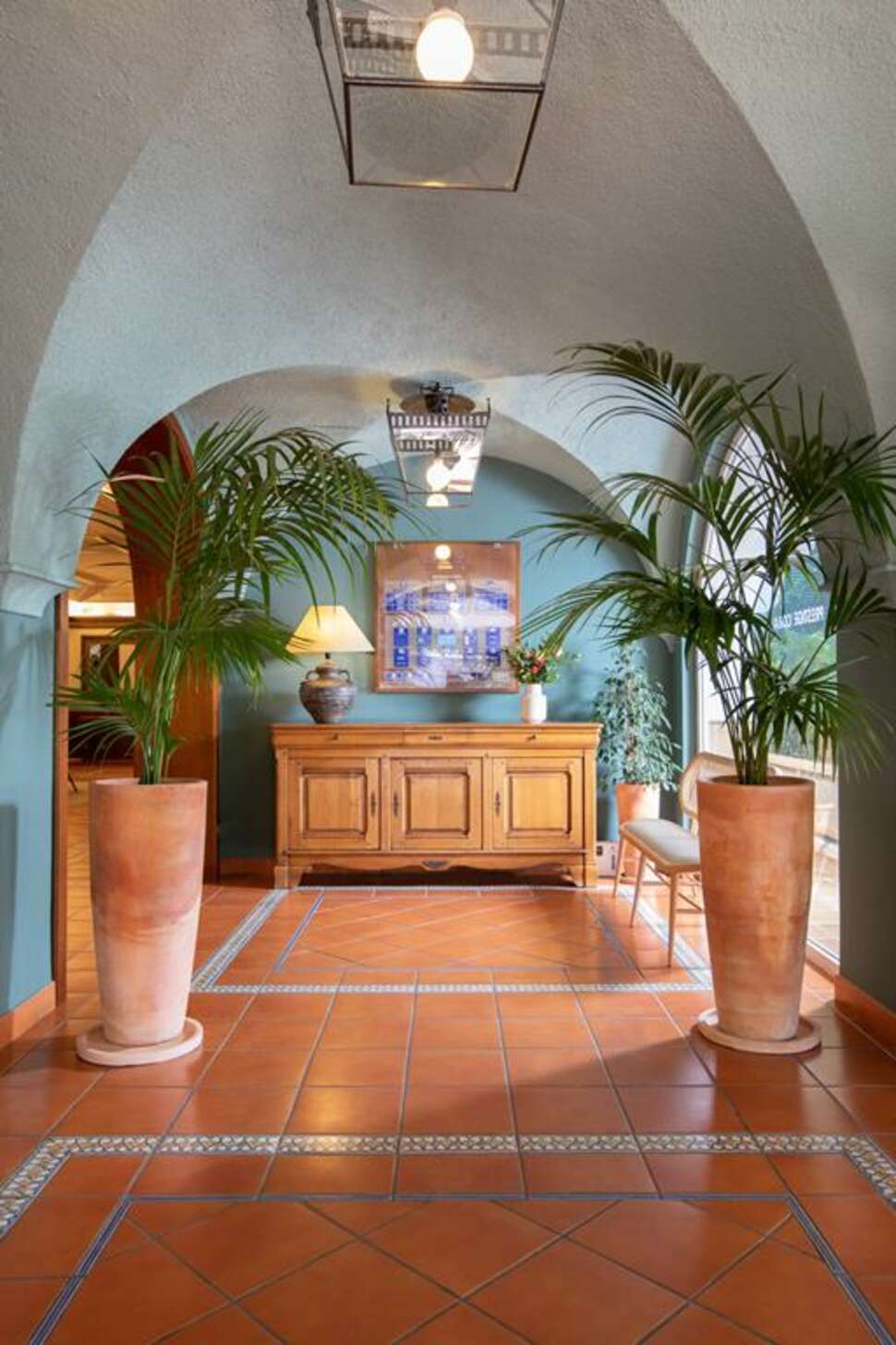 Een foto van het interieur van Hotel Roses Platja