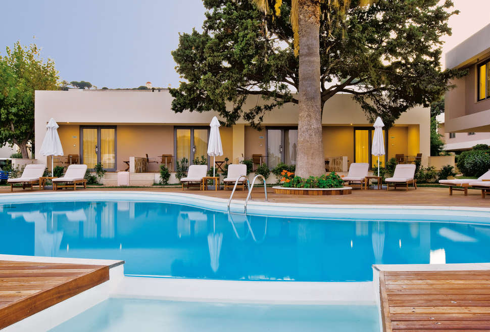 Ein Foto von einer Übersicht des Rodos Palace Resort