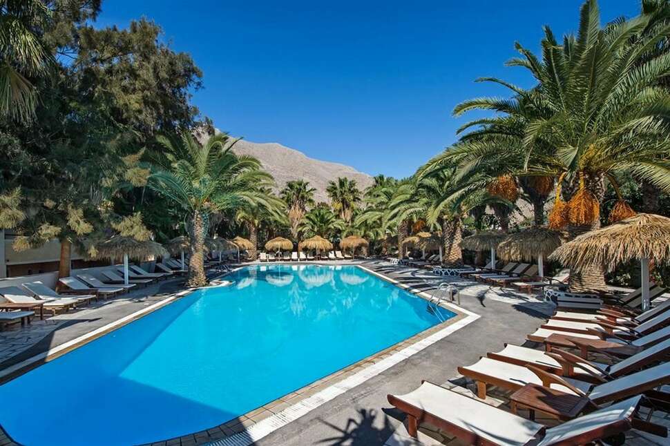 Een foto van het zwembad bij Meltemi Village Hotel