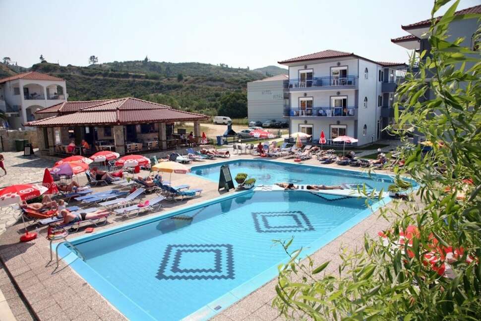 Ein Foto von einer Übersicht des Royal Hotel & Suites