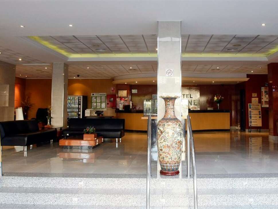 Een foto van het interieur van Hotel Alone