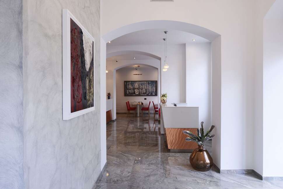 Een foto van het interieur van Principe di Lampedusa Hotel