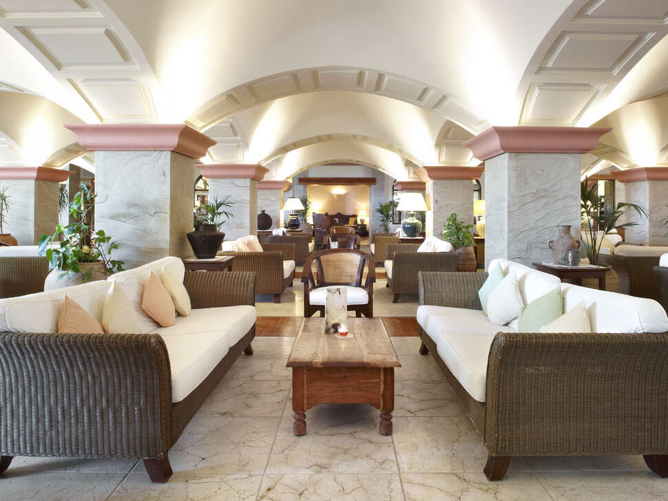 Een foto van het interieur van Princesa Yaiza Suite Hotel Resort