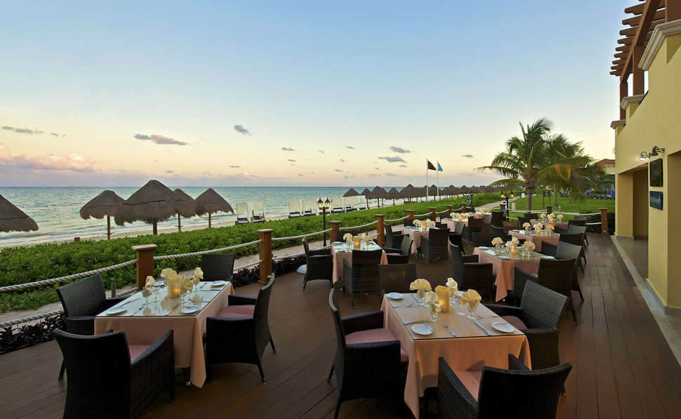 Een foto van het terras bij Ocean Coral & Turquesa