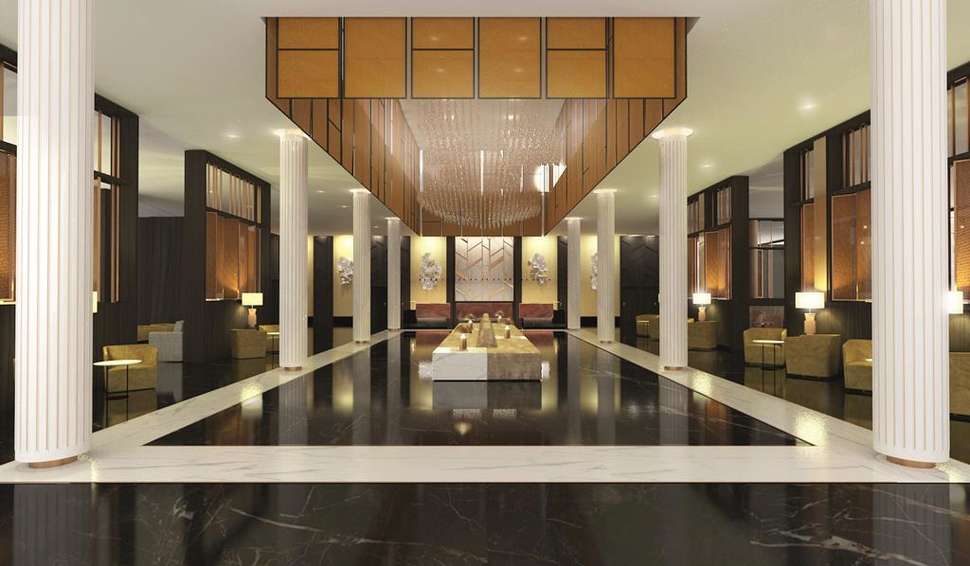 Een foto van het interieur van Riu Palace Oasis