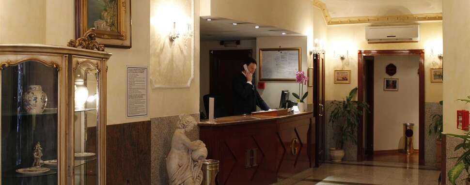 Een foto van het interieur van Hotel Genio