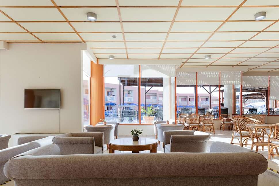 Een foto van het interieur van Rethymno Village