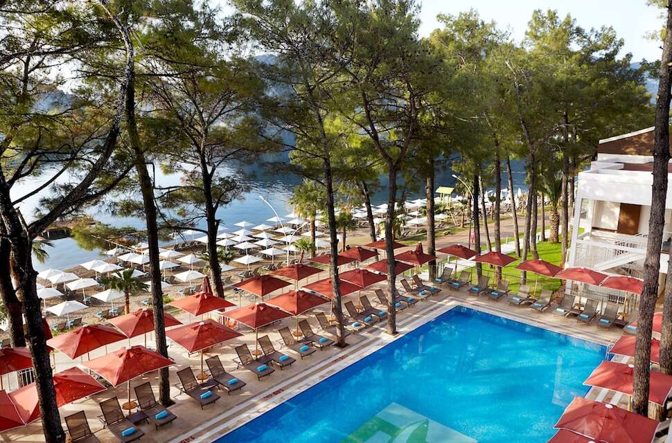 Een foto van het zwembad bij Orka Lotus Beach