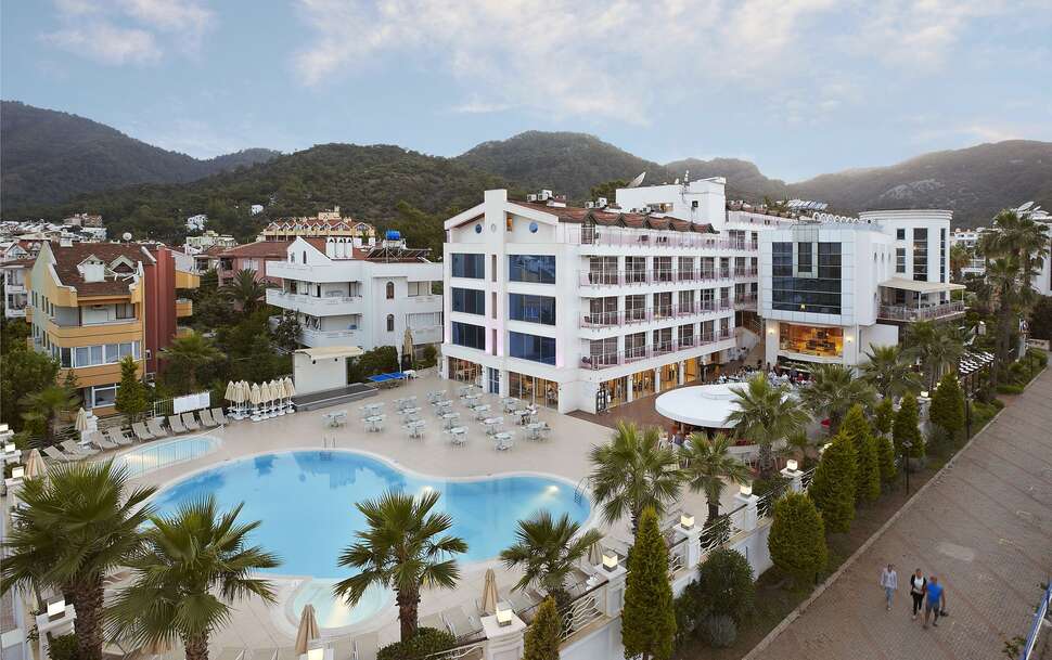 Een foto van een overzicht van Hotel Ideal Pearl