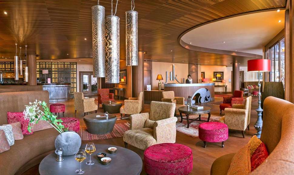 Een foto van het interieur van Le Hameau Du Kashmir