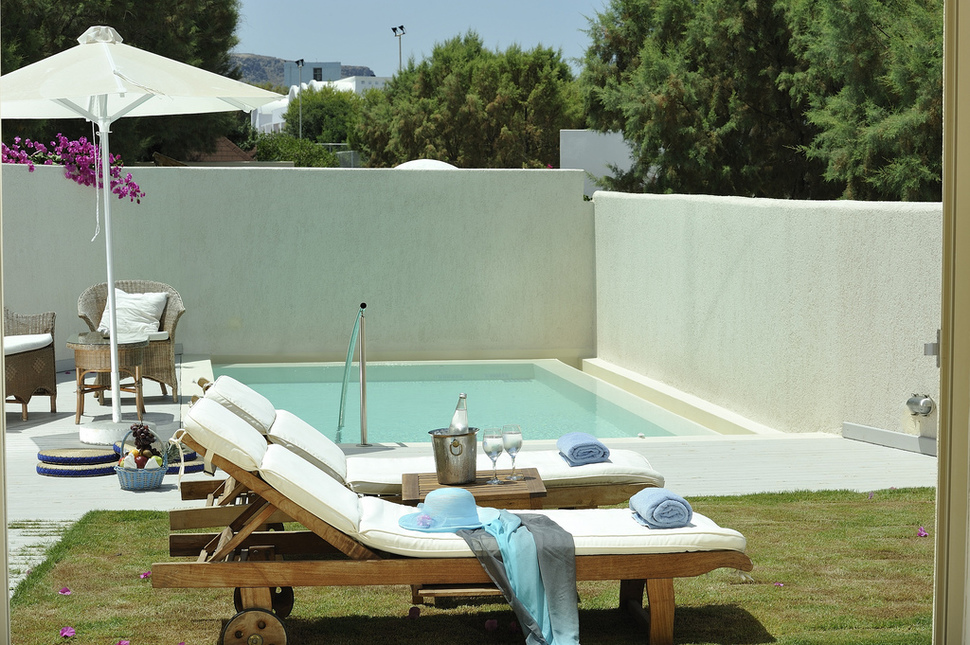 Een foto van Knossos Beach Bungalows & Suites