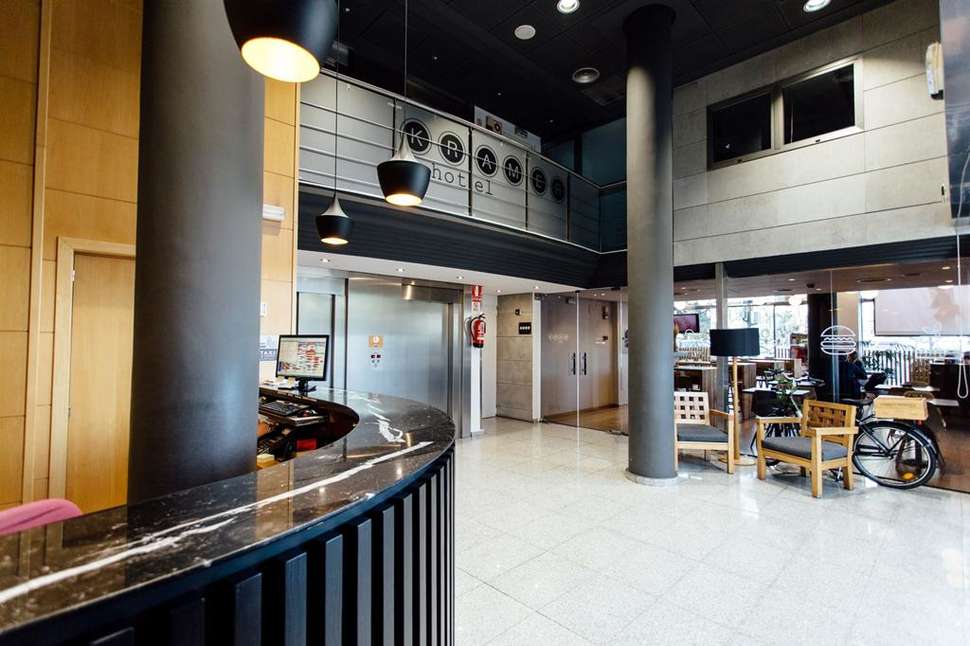 Een foto van het interieur van Hotel Kramer