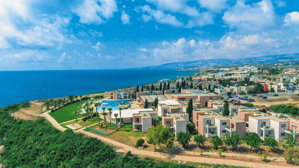 Ein Foto von der Außenansicht des Atlantica Akteon