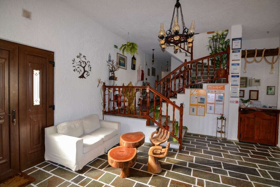 Een foto van het interieur van Hotel Matina