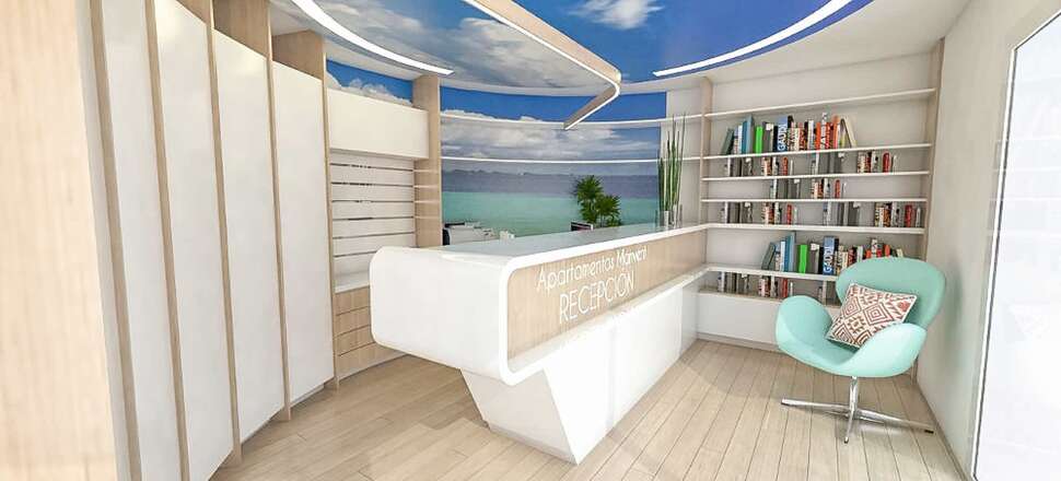 Een foto van het interieur van R2 Maryvent Beach Appartementen