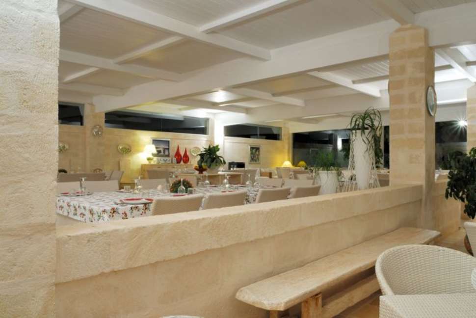 Een foto van het interieur van Masseria Torre del Diamante