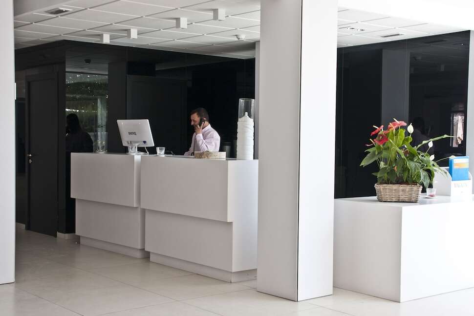 Een foto van het interieur van Hotel Europa Spa