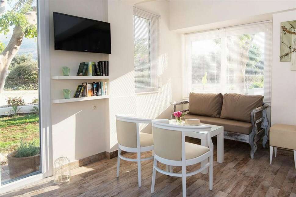 Een foto van het interieur van Blue Sky Appartementen