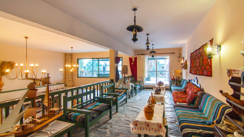 Een foto van het interieur van Trefon Hotel & Appartementen