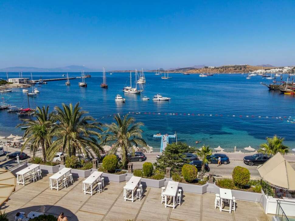 Een foto van het terras bij Diamond of Bodrum
