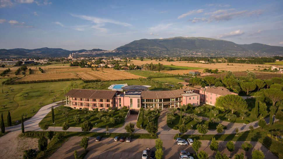 Een foto van een overzicht van Hotel Valle di Assisi Resort