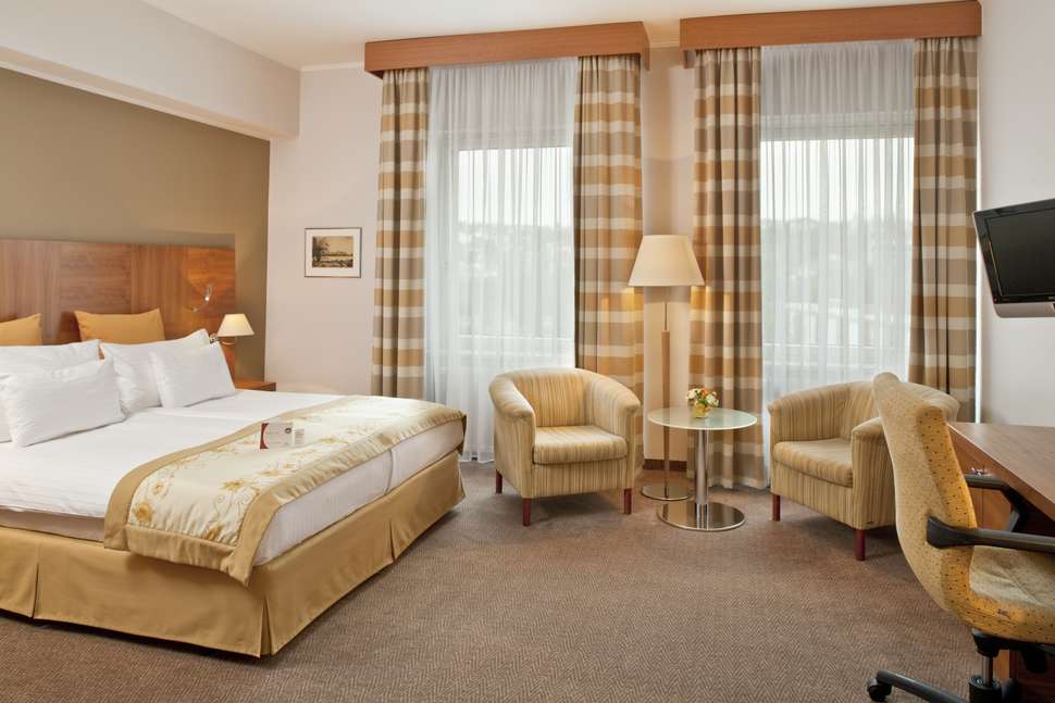 Een foto van een overzicht van Grand Hotel International Prague