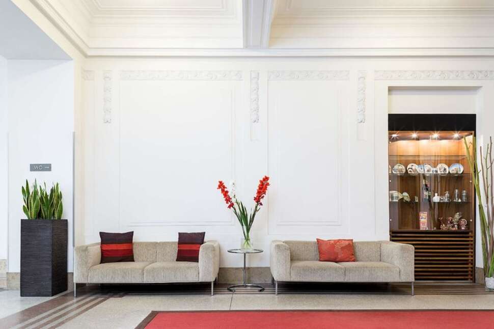 Een foto van het interieur van NH Wien Belvedere