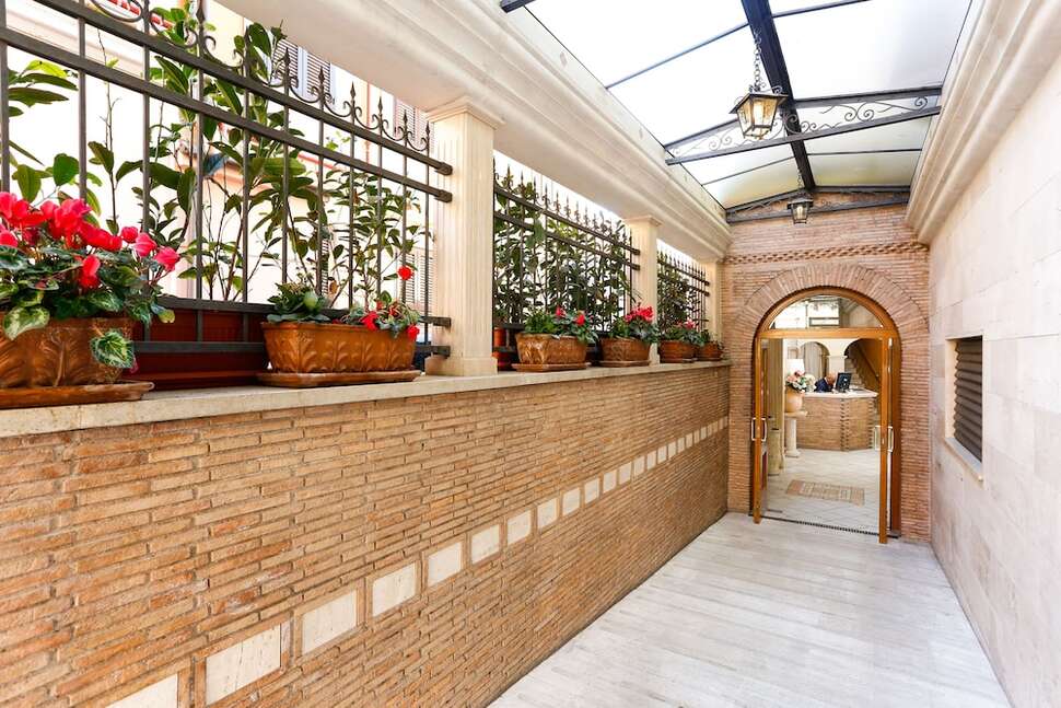 Een foto van het interieur van Hotel Tempio di Pallade