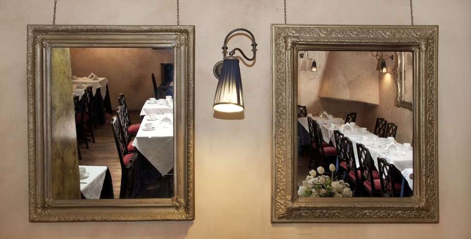 Ein Foto vom Innenbereich im Hotel Cellai