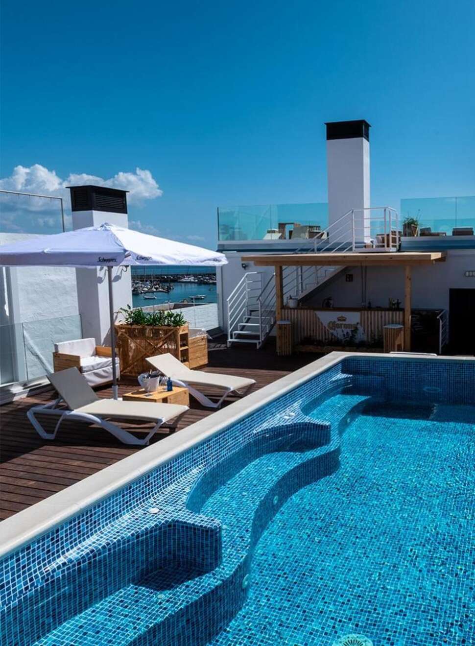 Een foto van het zwembad bij La Marquesina Hotel Boutique