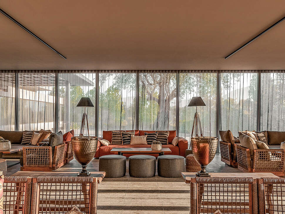 Een foto van het interieur van Cook's Club Corfu Hotel