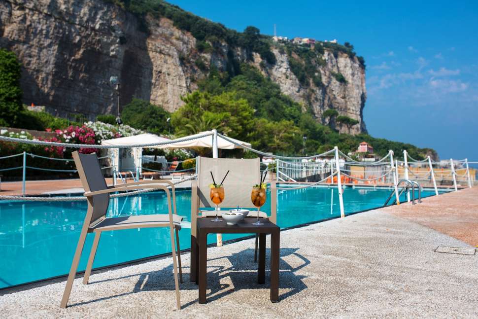 Ein Foto vom Pool im Hotel & Apartments Le Axidie