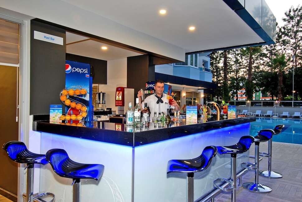 Ein Foto von den Einrichtungen im Kleopatra Ramira Hotel