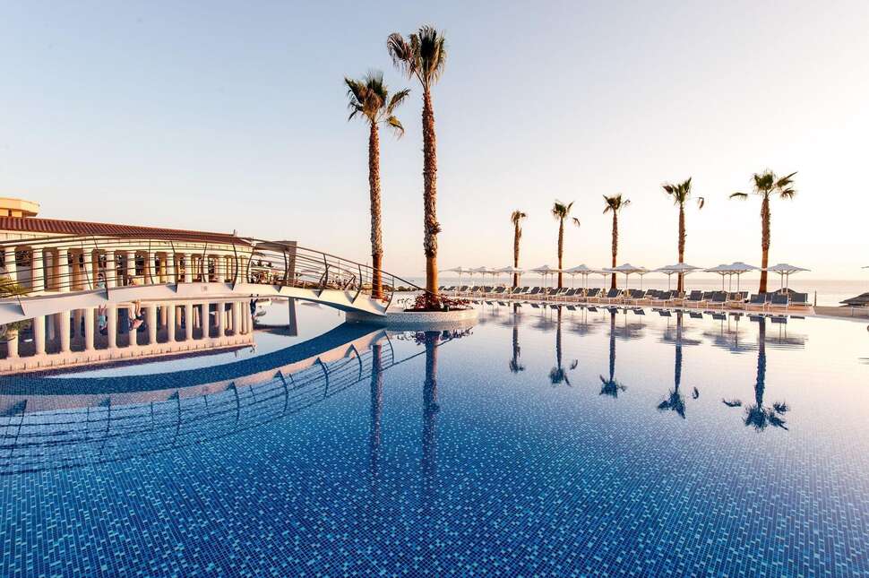 Ein Foto vom Pool im Hotel Potidea Palace