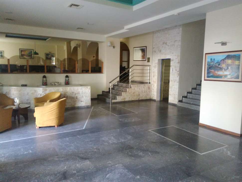 Een foto van het interieur van Hotel Ilios