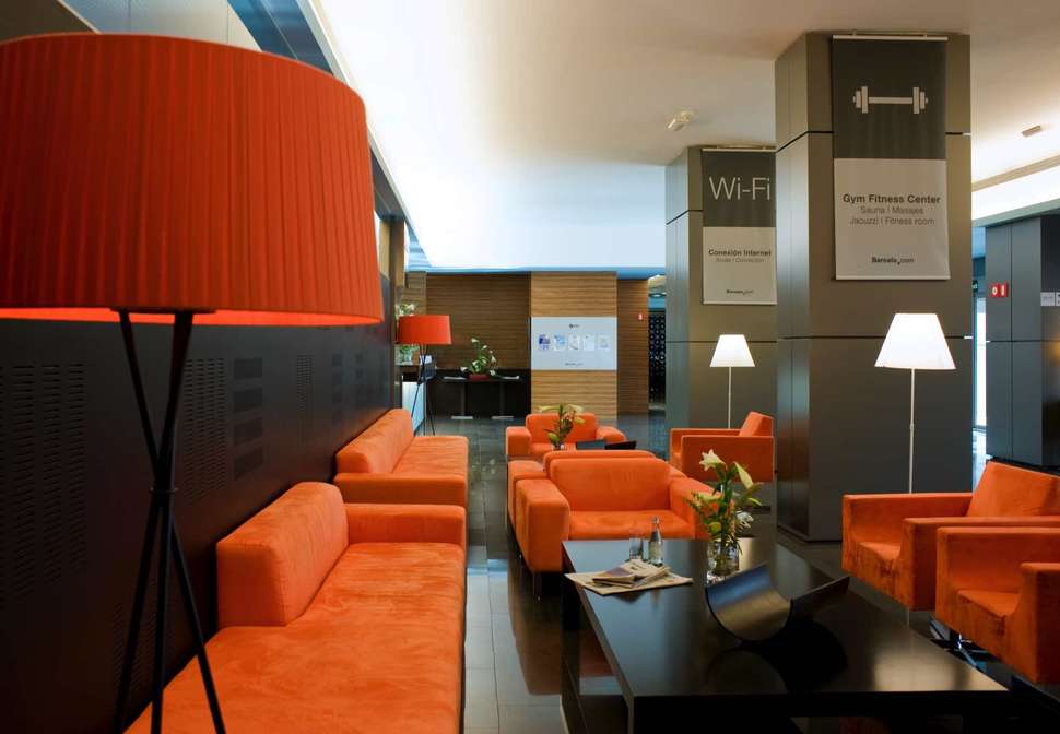 Een foto van het interieur van Occidental Atenea Mar