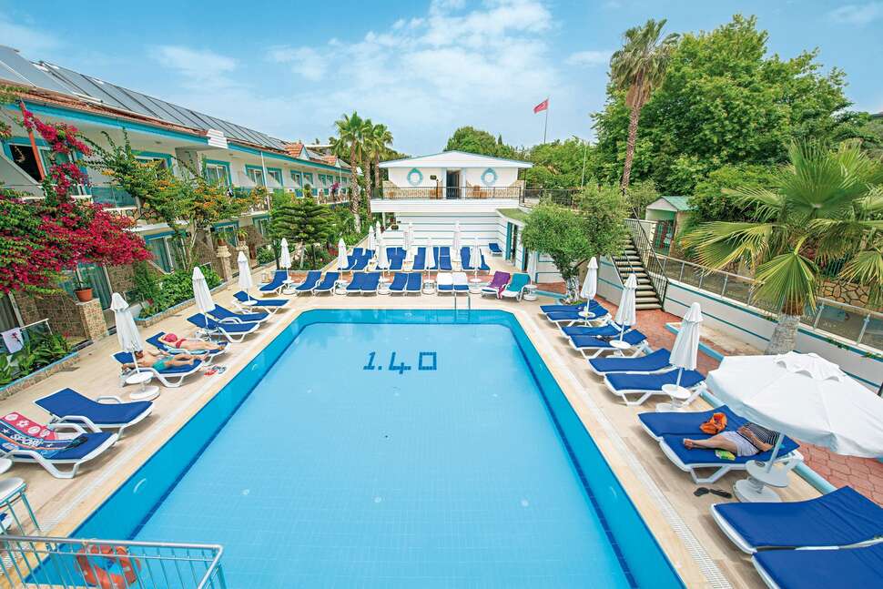 Een foto van het zwembad bij Side Sunberk Hotel