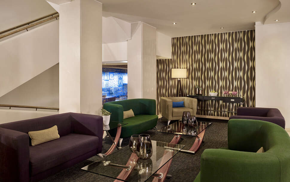 Een foto van het interieur van Holiday Inn Algarve Armacao de Pera