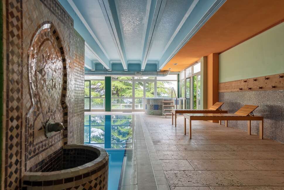 Ein Foto vom Pool im Parc Hotel Jolanda