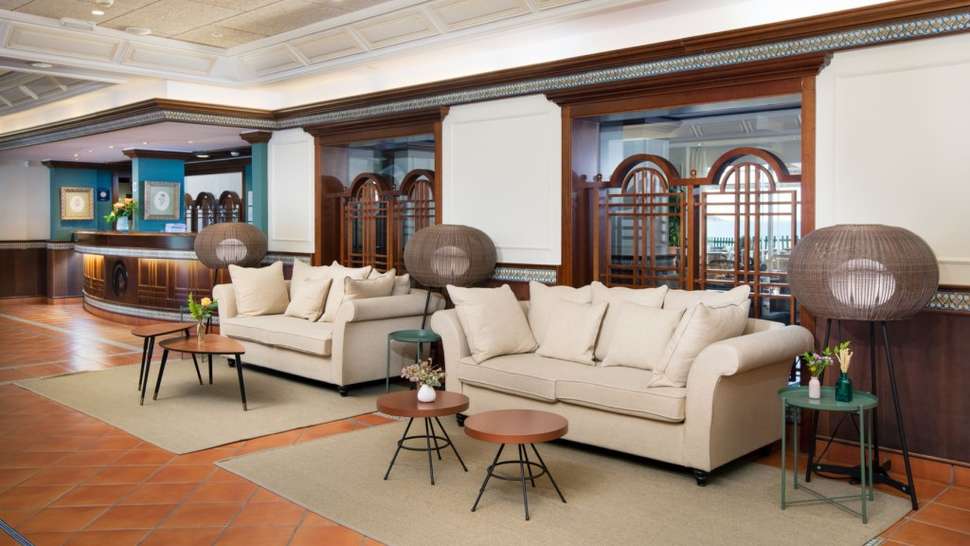 Een foto van het interieur van Hotel Roses Platja