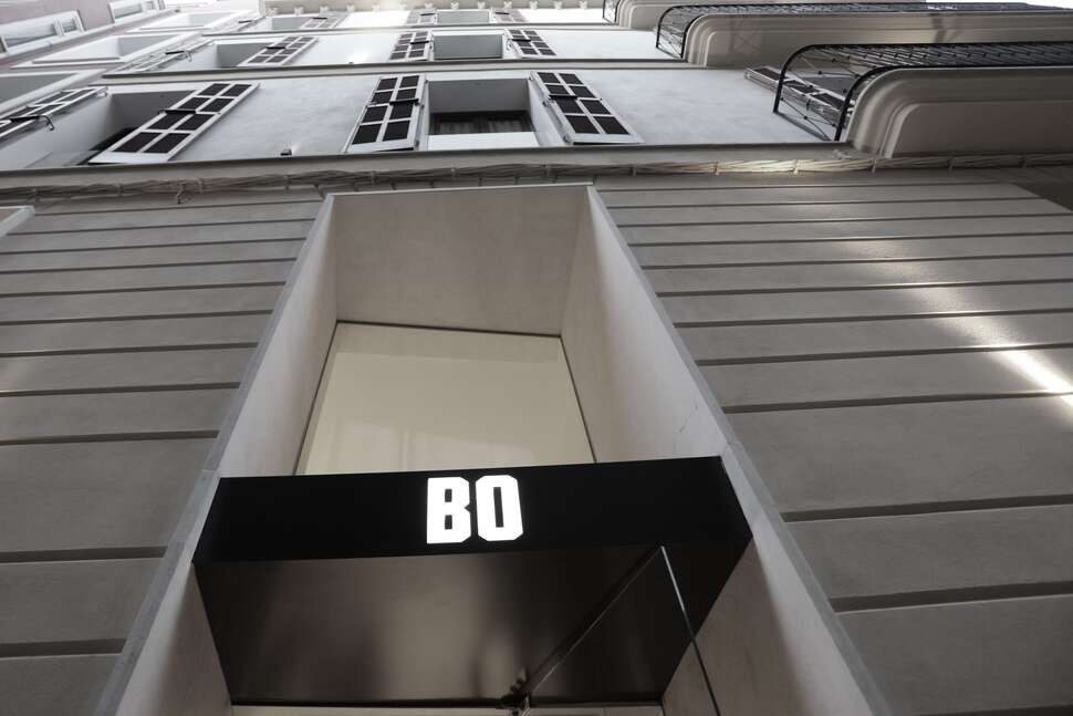 Ein Foto von der Außenansicht des Bo Hotel