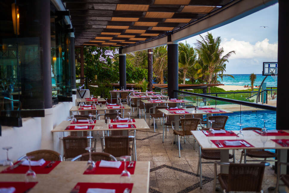 Een foto van de faciliteiten bij The Reef Playacar Resort