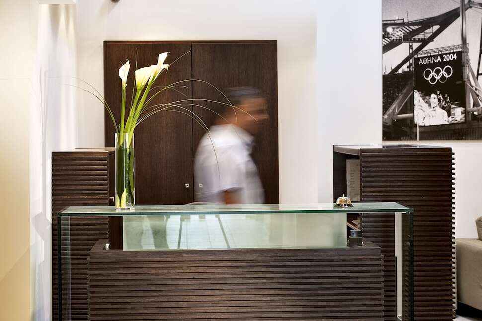 Een foto van het interieur van Arion Athens Hotel