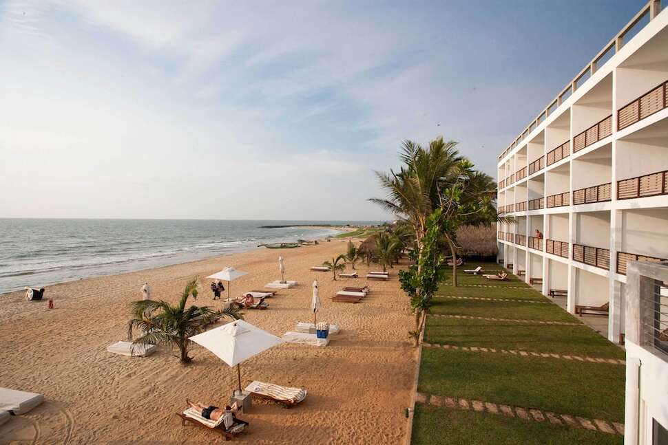 Een foto van een overzicht van Jetwing Sea Hotel